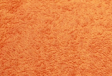персиковая махровая ткань